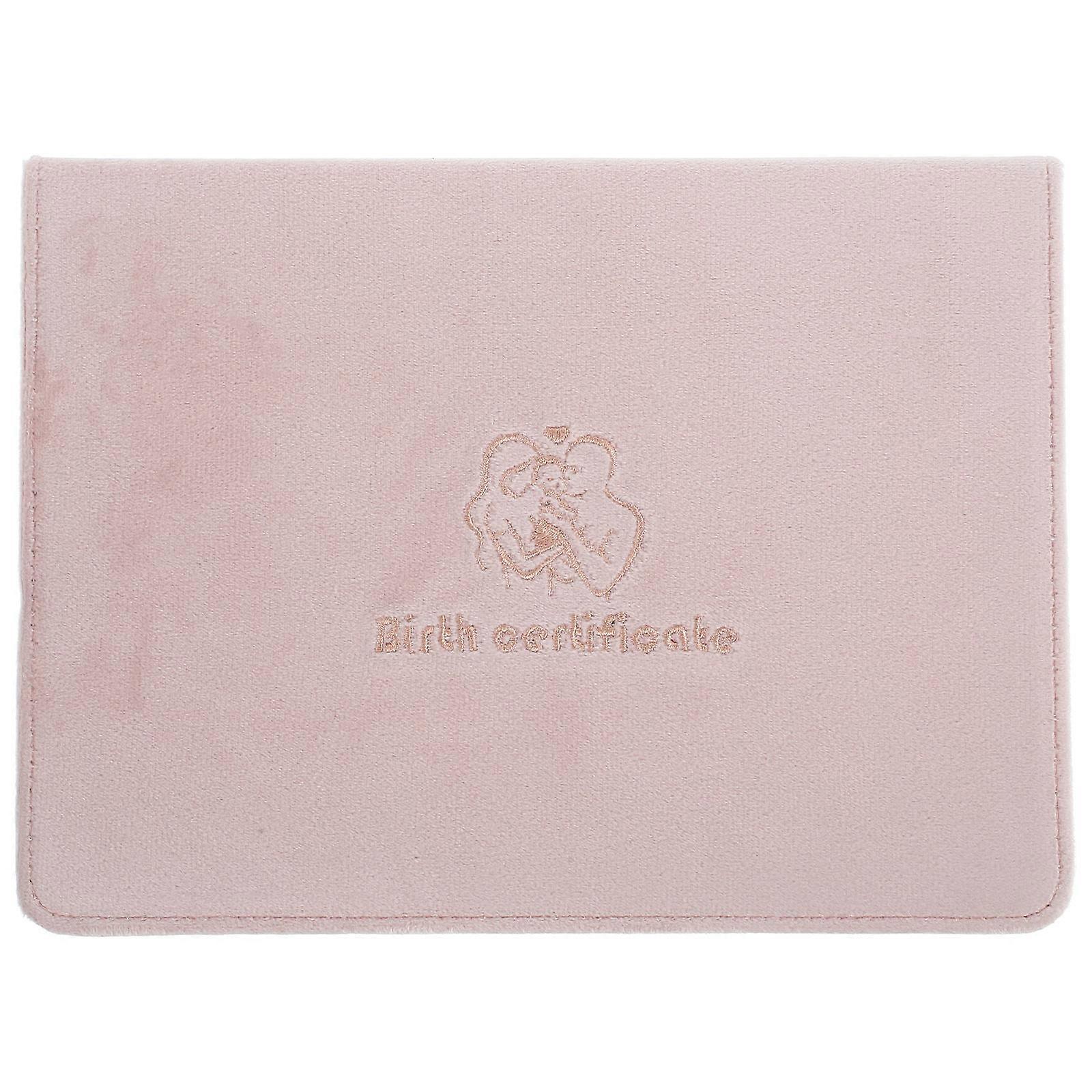 Birth Certificate Cover Artificial Sleeve for Daily Use Convenient Protector