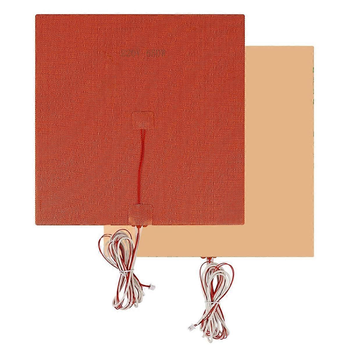300X300mm 3D Printer Silicone Heater Pad Fiberglass Cloth 3D Printer Heated Bed 220V 650W 100cm Cab