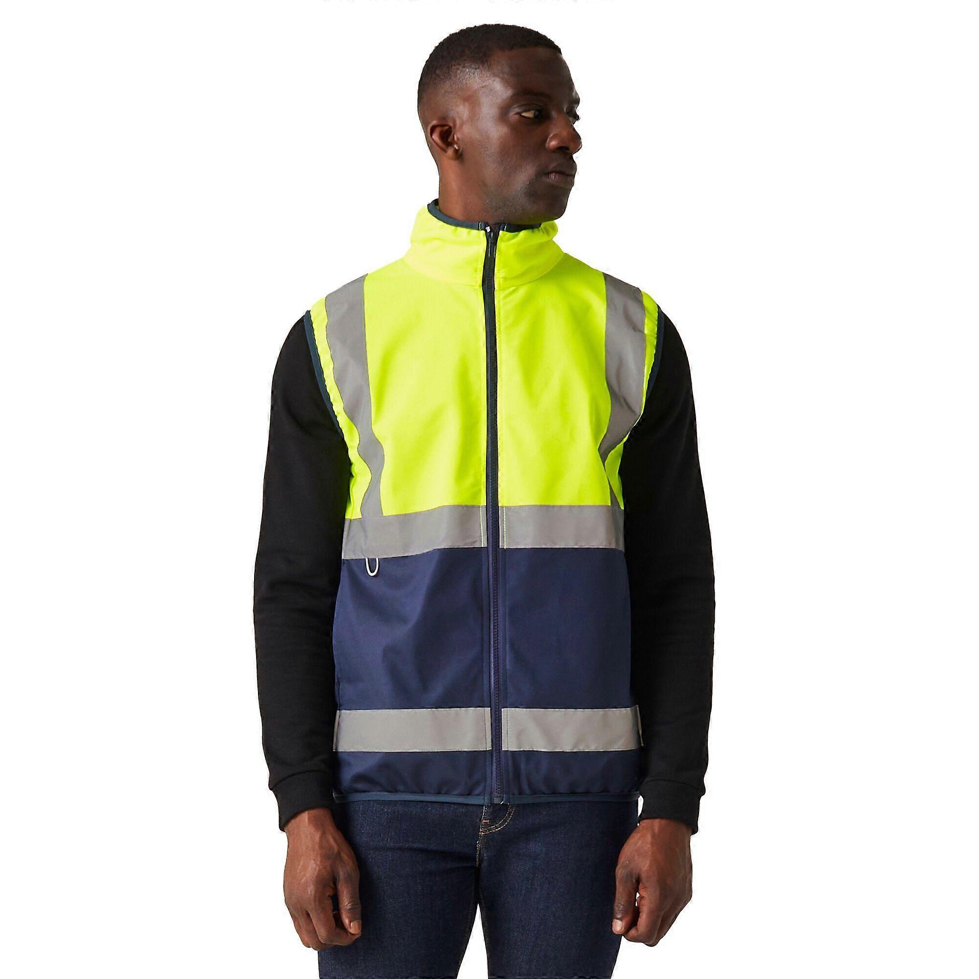 Regatta Mens Pro Full Zip Hi-Vis Vest