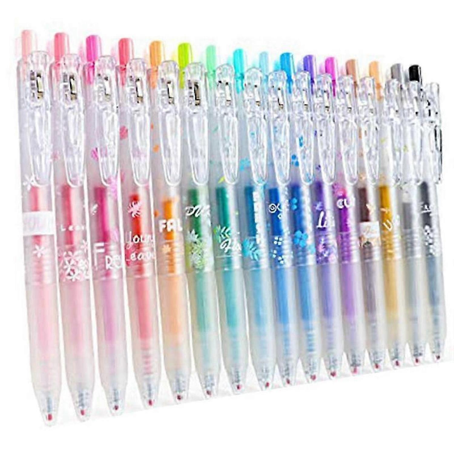 Gel Pen Set 0.7mm Fine Tip Colored Journaling Pen Coloring Drawing