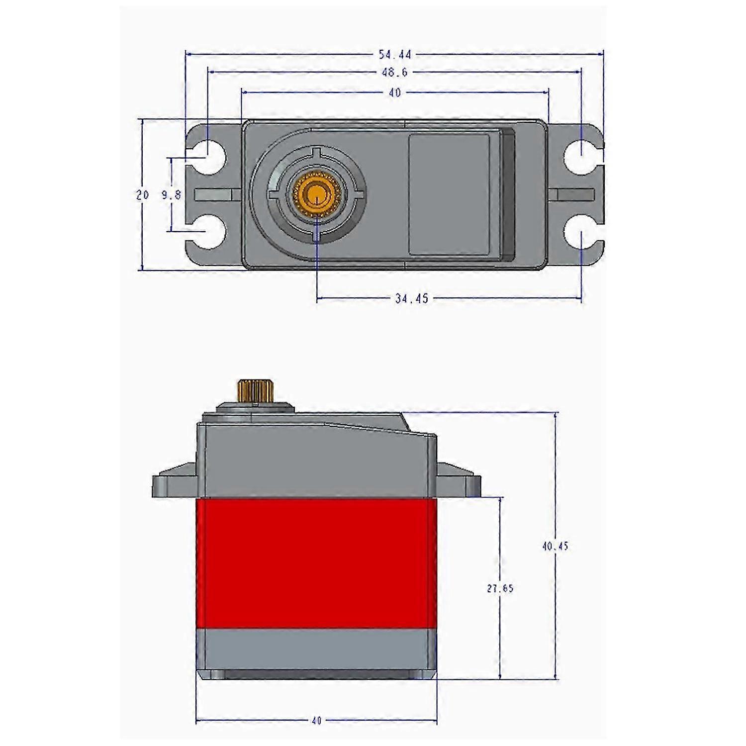 20KG Digital Servo Large Torque+20KG Servo Parabolic Switch Device
