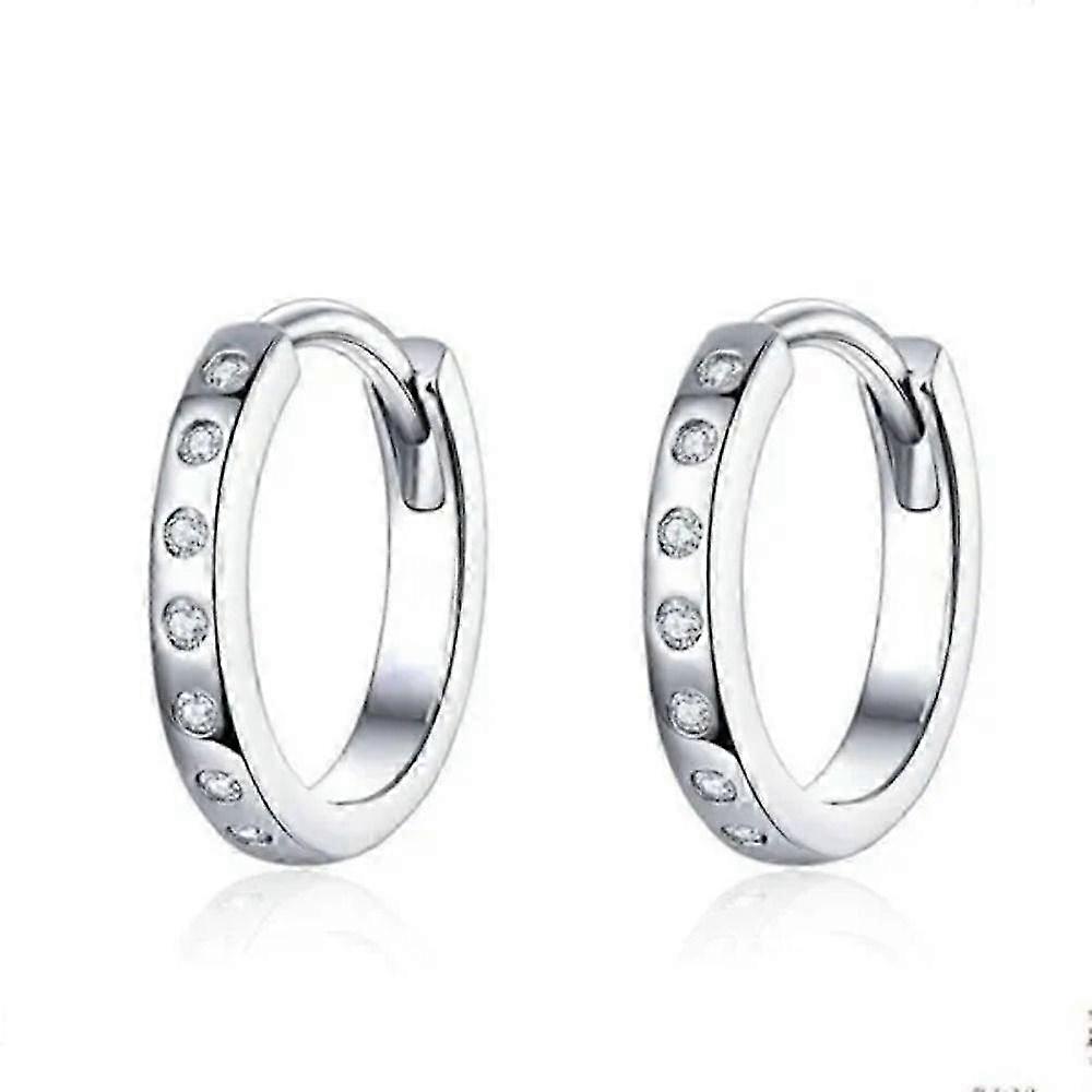 Dámské náušnice Dianomd postříbřené