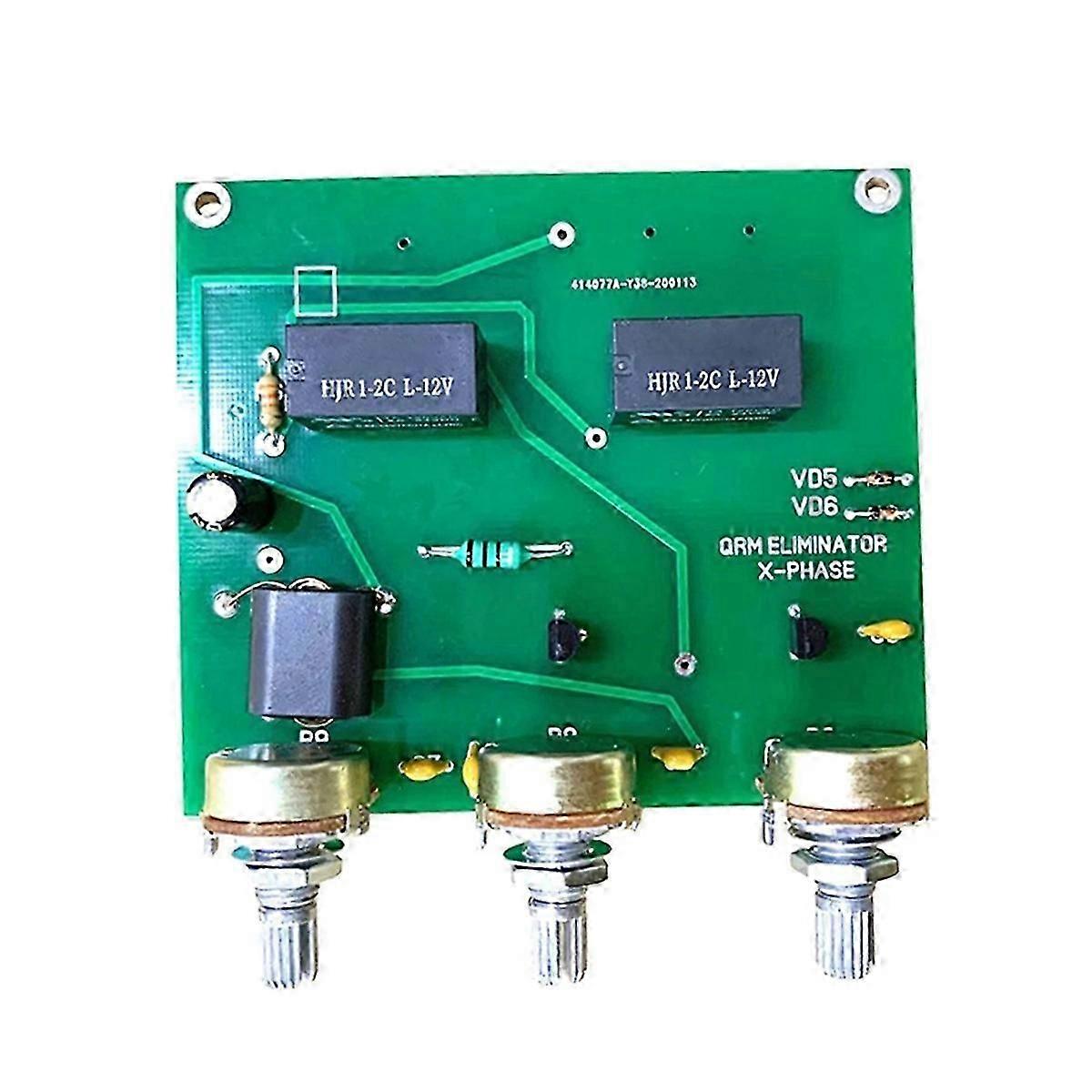 QRM Canceller Eliminator X-Phase 1.8-30MHz HF Band PTT Control Finished Eliminator Board Built-In P