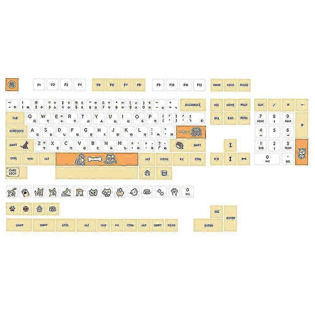 139keys Qx Profile Custom Keycap Pbt Dye Sublimation For Mechanical Keyboard