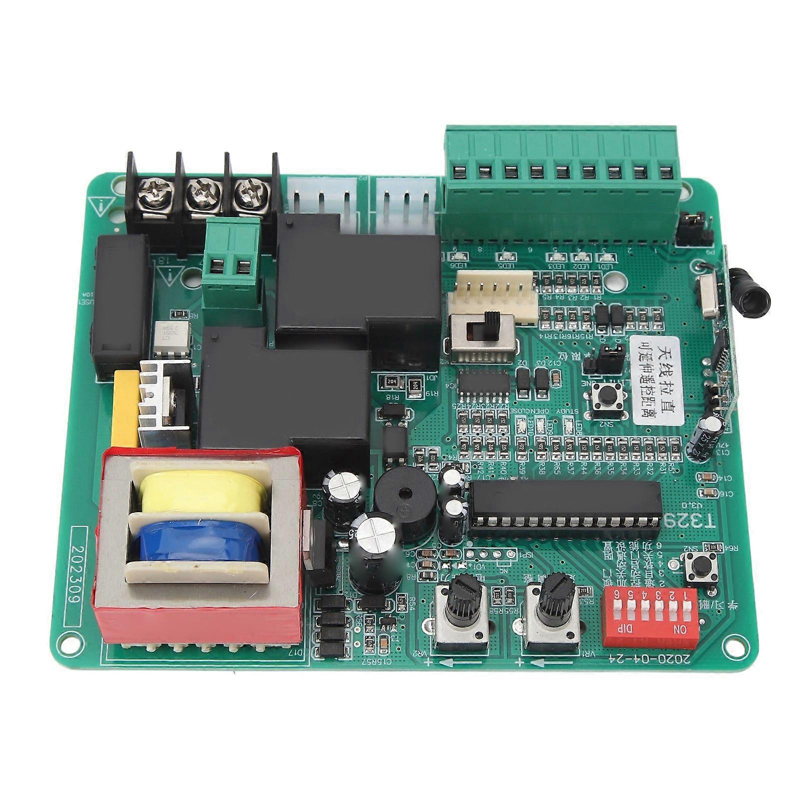 Universal 110V Sliding Gate Control Board, 130x108mm, 316g