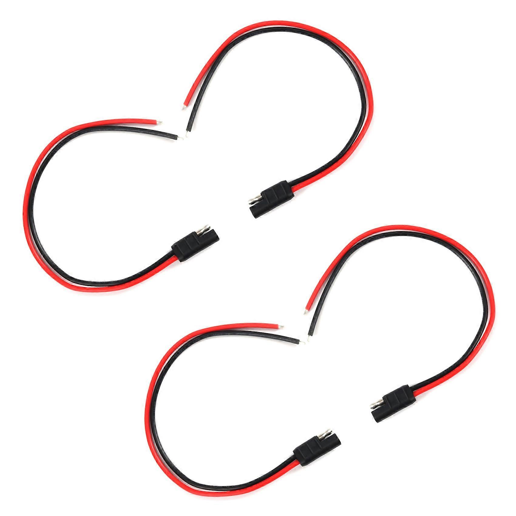 2Pair DC Power Cord Cable for Repeater Mobile Radio CDM1250 GM300 GM3188 A228 30cm