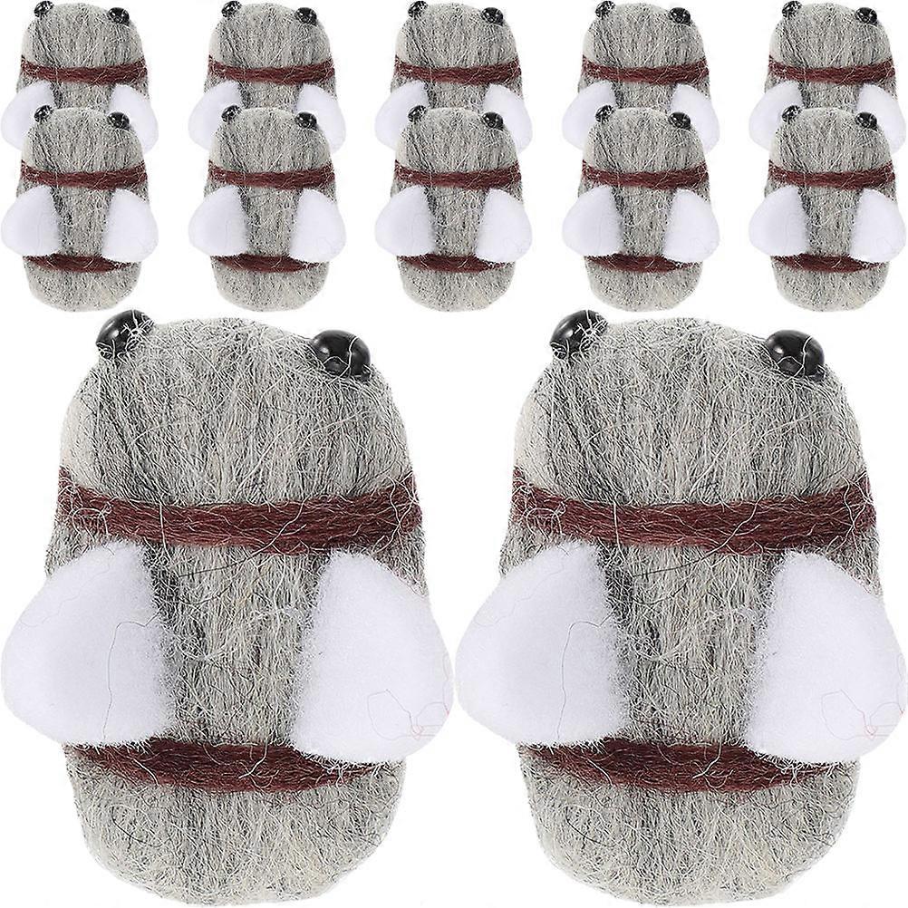 25Pcs Wool Felt Bee Ball Decorations For DIY Crafts Home And Party Use Ideal For Adults And Children's Creative Projects