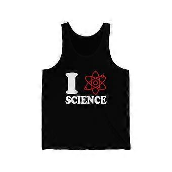 I Love Science Unisex Tank Top
