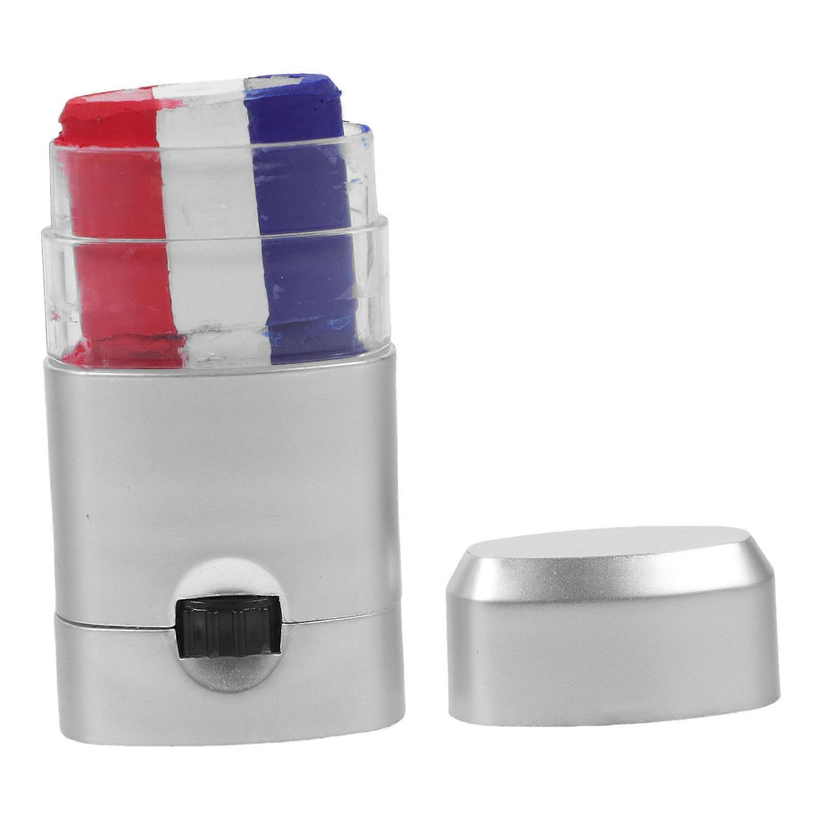 Face Painting Stick Patriotic Expression for National Holidays Multi Color Oil Paint Function 1Set