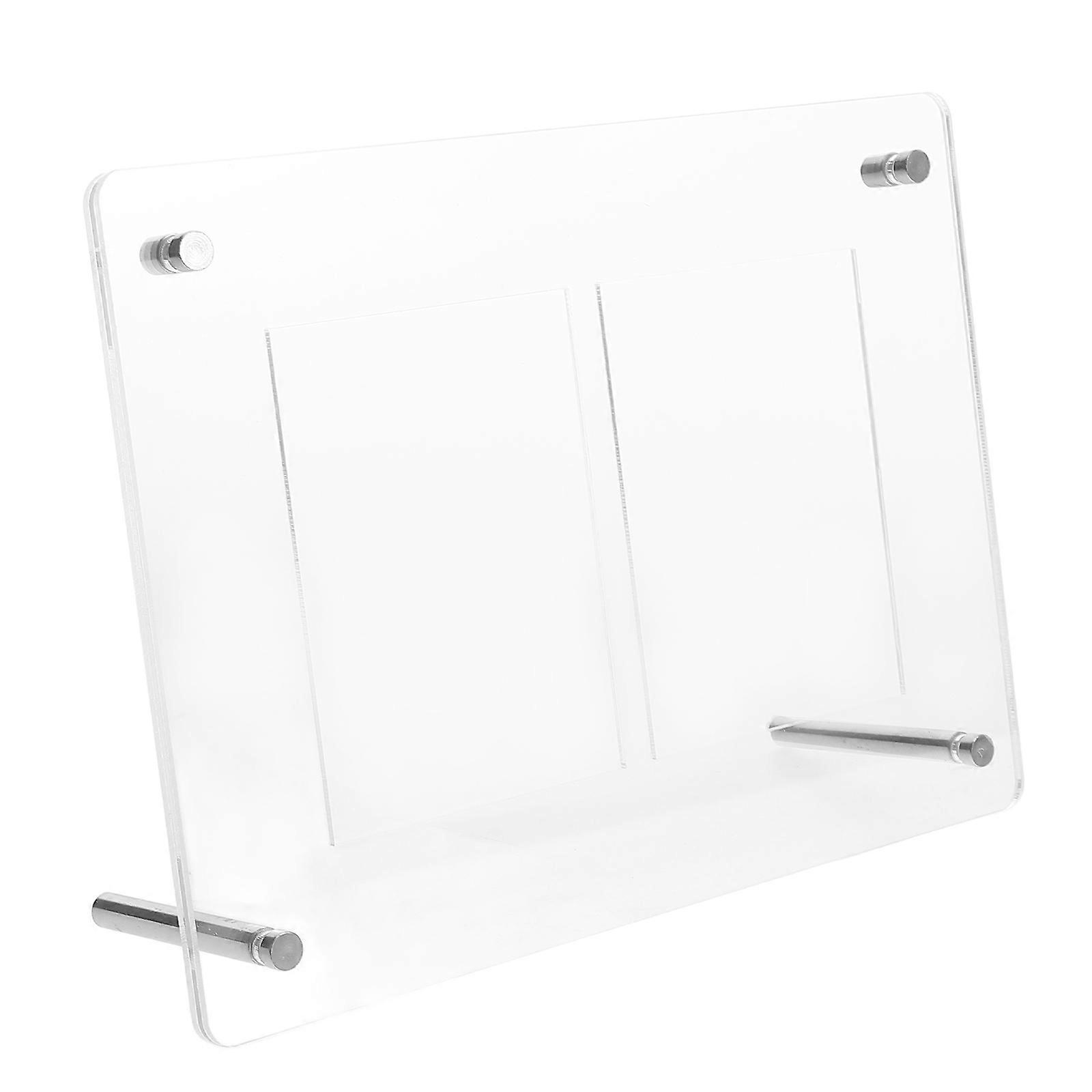Game Card Display Rack Acrylic Stand for Storage 3Pcs Clear Frame Holder