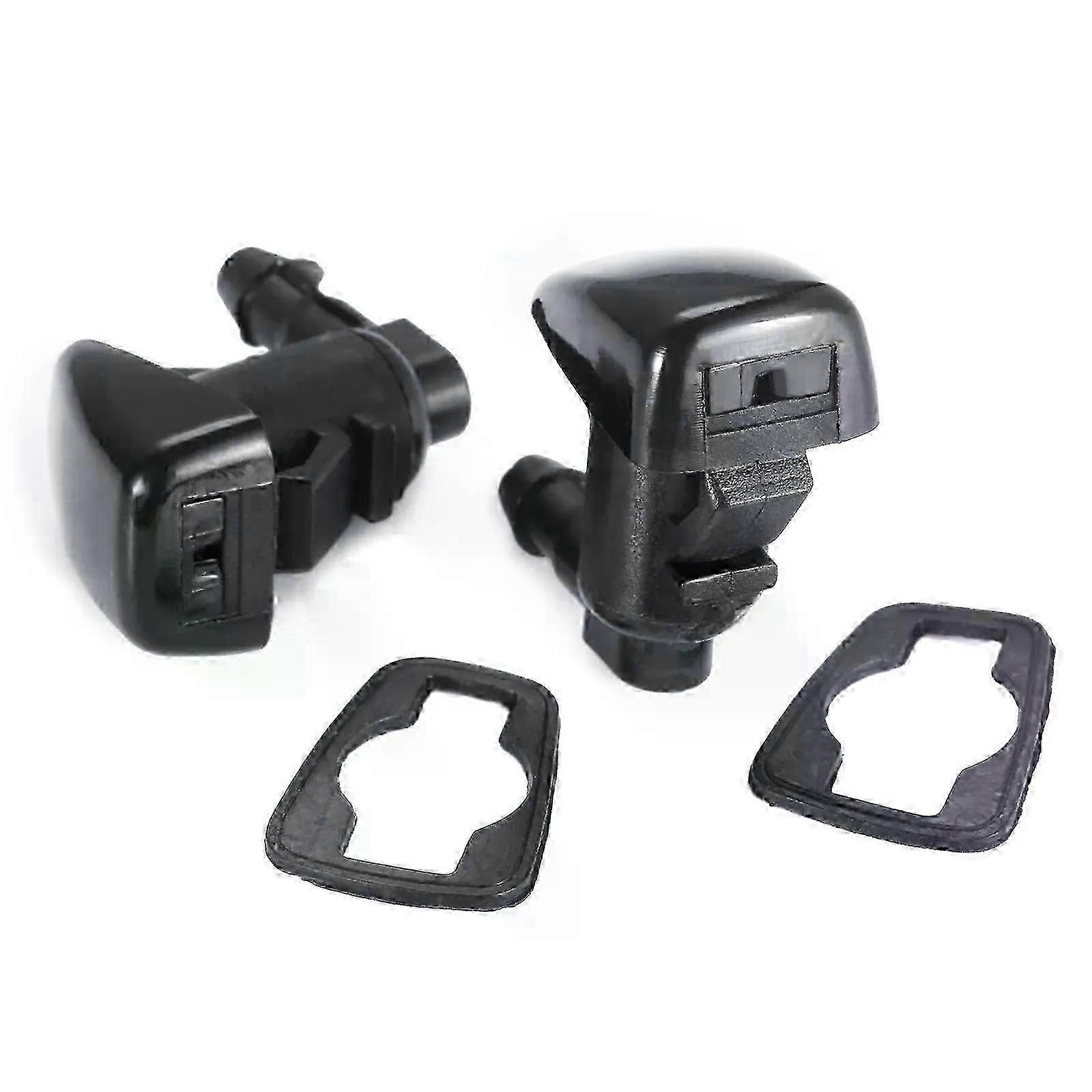 2pcs Windshied Wiper Washer Spray Nozzle Replacement 68260443AA 8265A127 Fit for Jeep Grand Cherokee 2005- 31x30x163mm