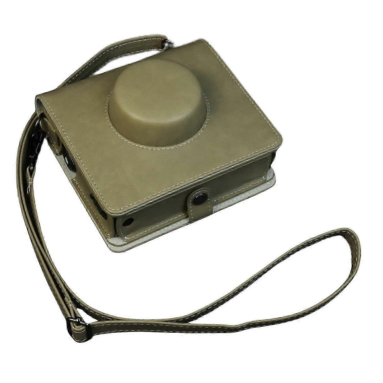 D2A עבור Fujifilm Instax רחב Evo מצלמה מקרה נייד עור PU m7i כיסוי מגן עם כתף