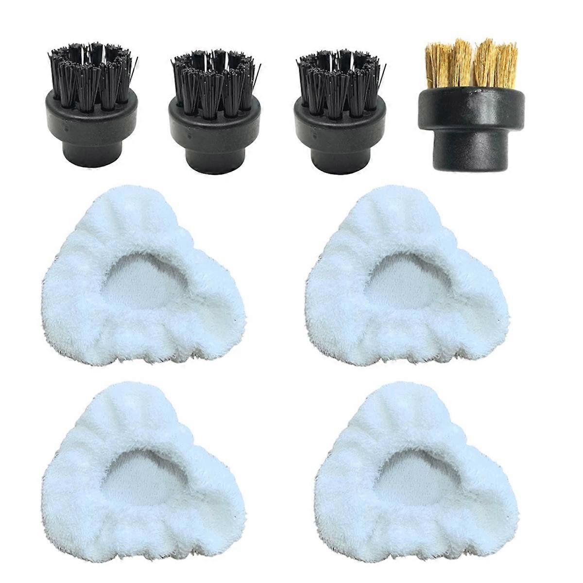 Brushes and Small Triangle Bonnets for Steam Cleaning