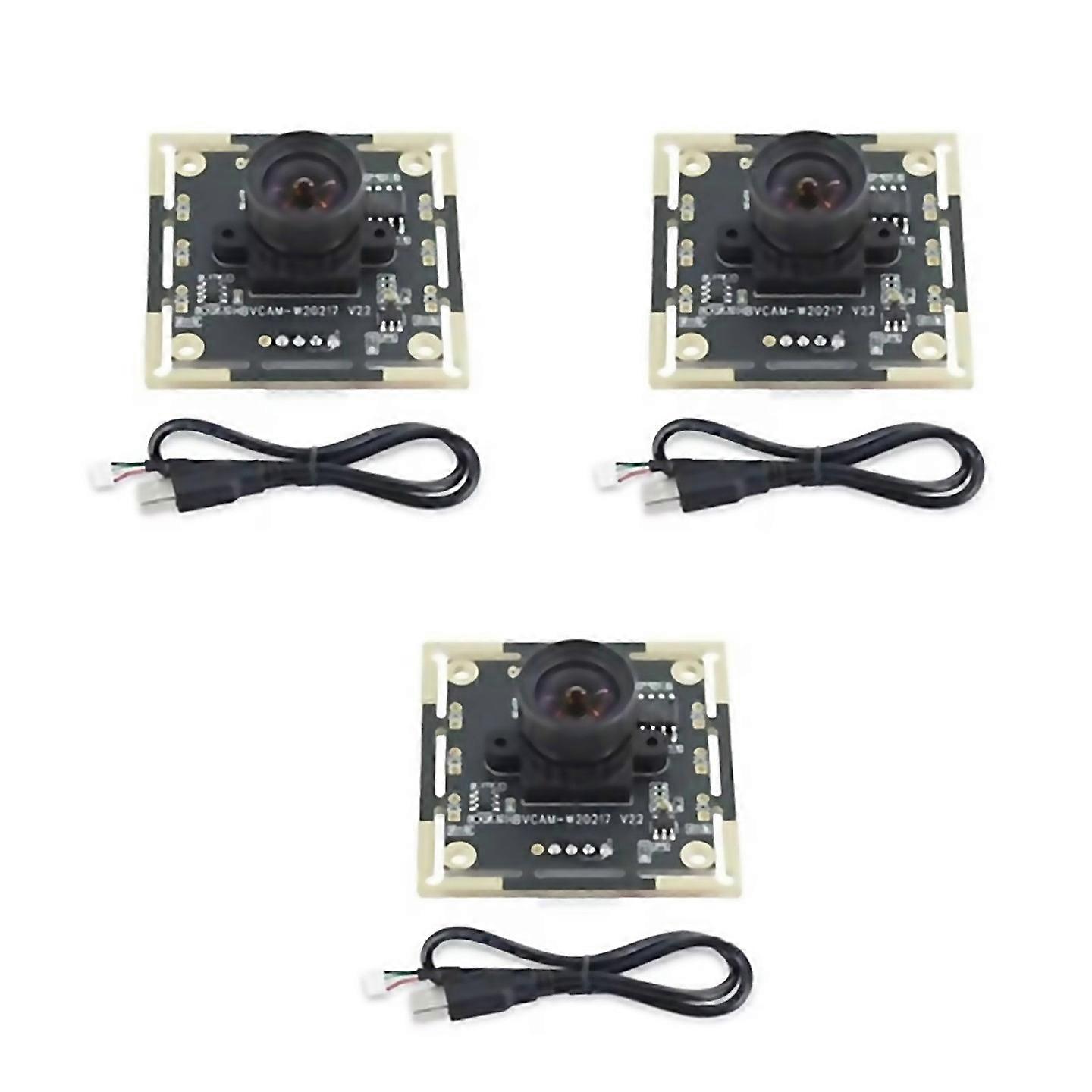 For 3pcs Camera Module 100 Degree Ov9732 2m Cable 1280x720 30fps