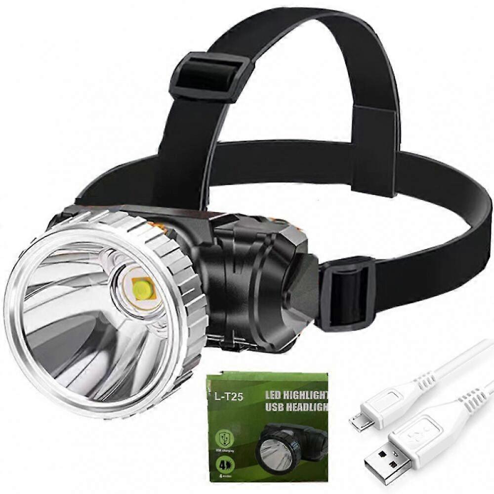LED Headlamp Head Torch Headlight Flashlight Camping Fishing Rechargeable