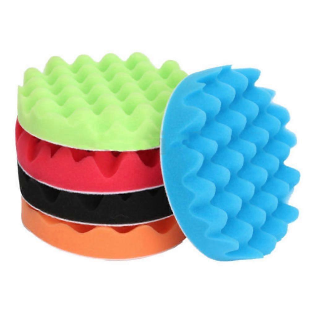 Pad Buffing Polishing Kit for Car Waxing with 5Pcs Wool and Sponge Pads