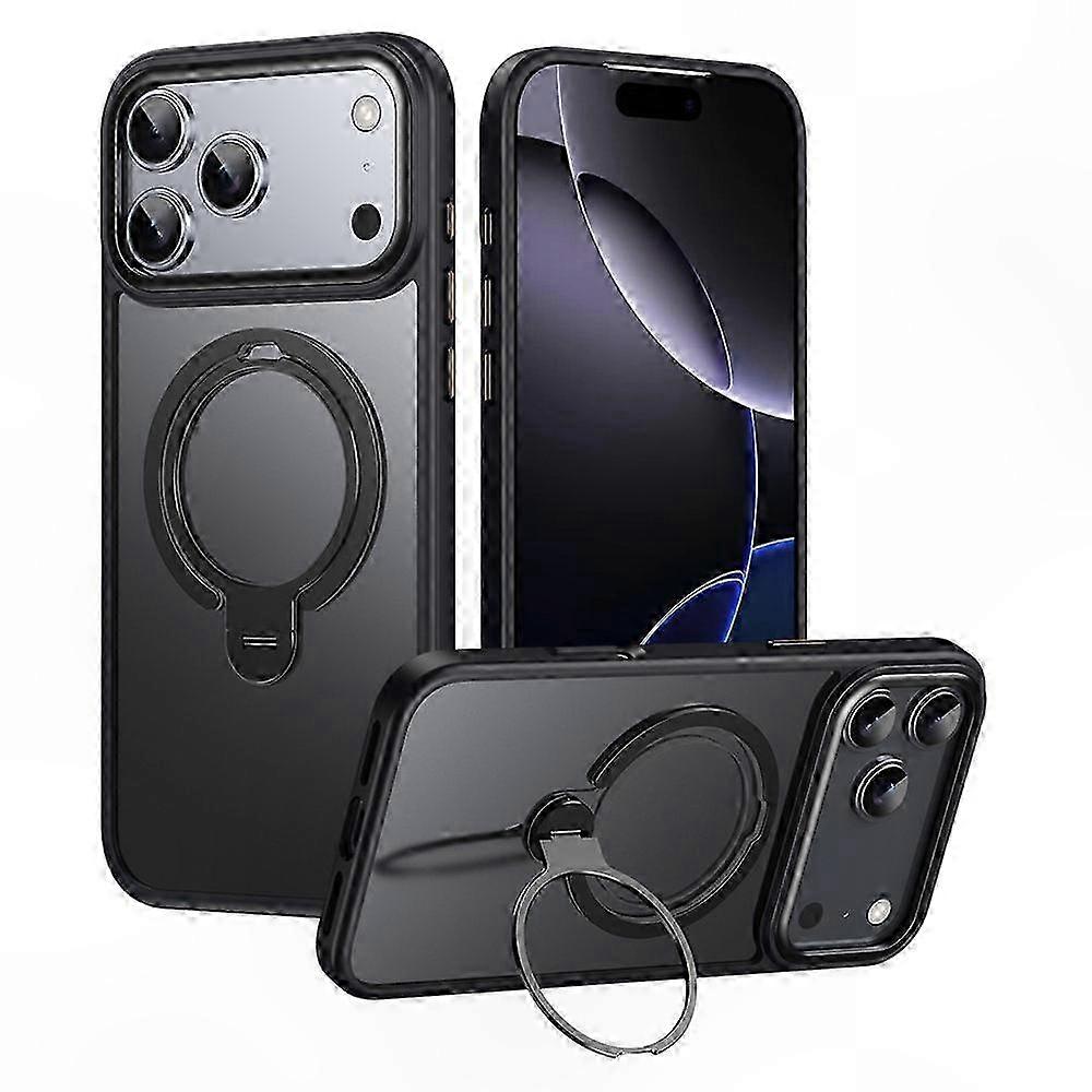 MagSafe-Compatible Phone Case with Kickstand for  17 Pro Max, Matte Back Cover