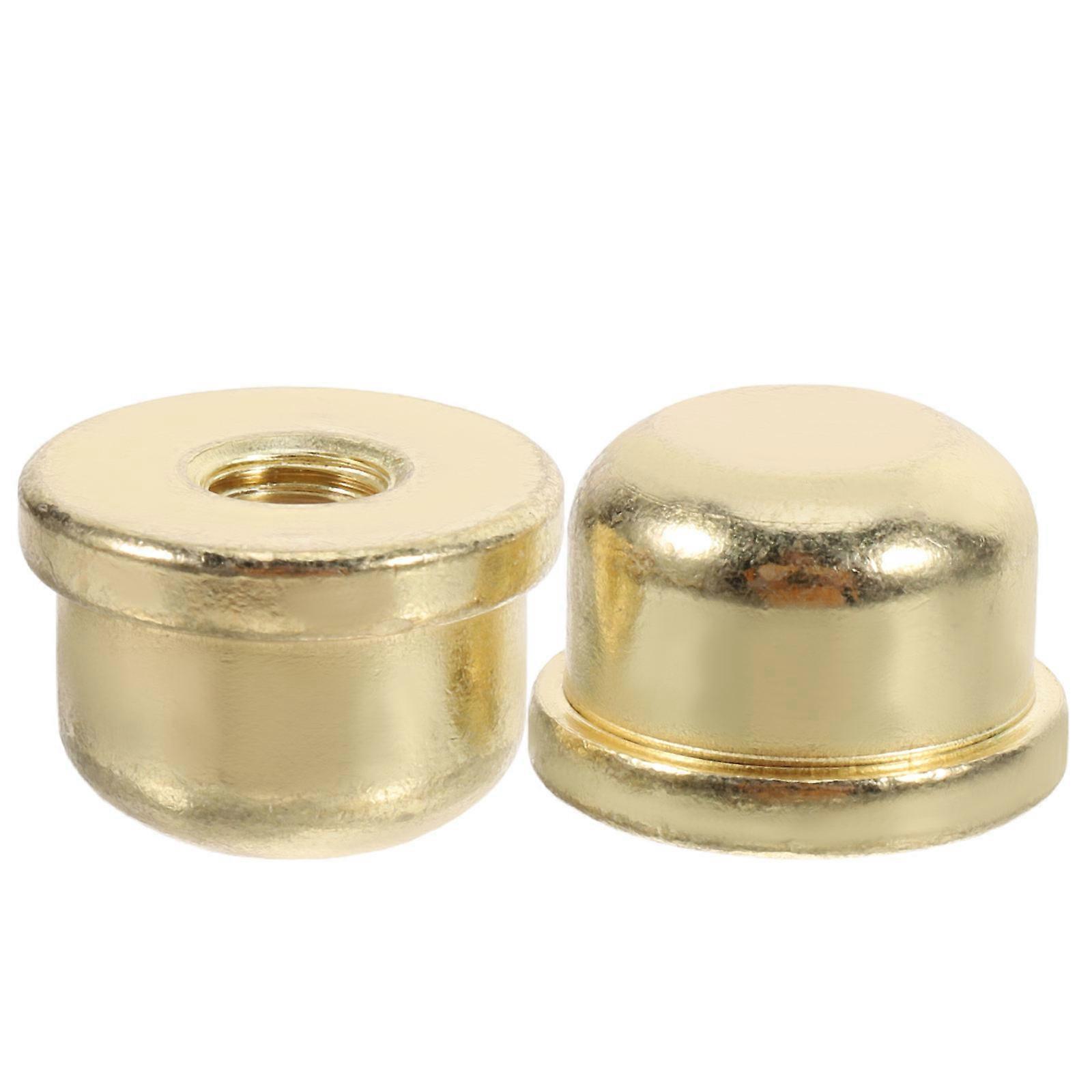 Brass Finials For Lamps 4 Pcs Elegant Lamp Finial Cap Adapter For Table Lamps Decorative Use Stylish Size 1.80X1.80X1.20CM Easy Installation