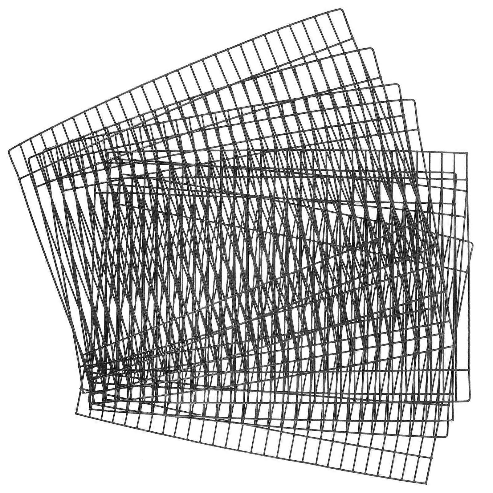 8Pcs Portable Dog Isolation Gate Metal Playpen For Pet Owners Travel Camping Use Rectangular Panels