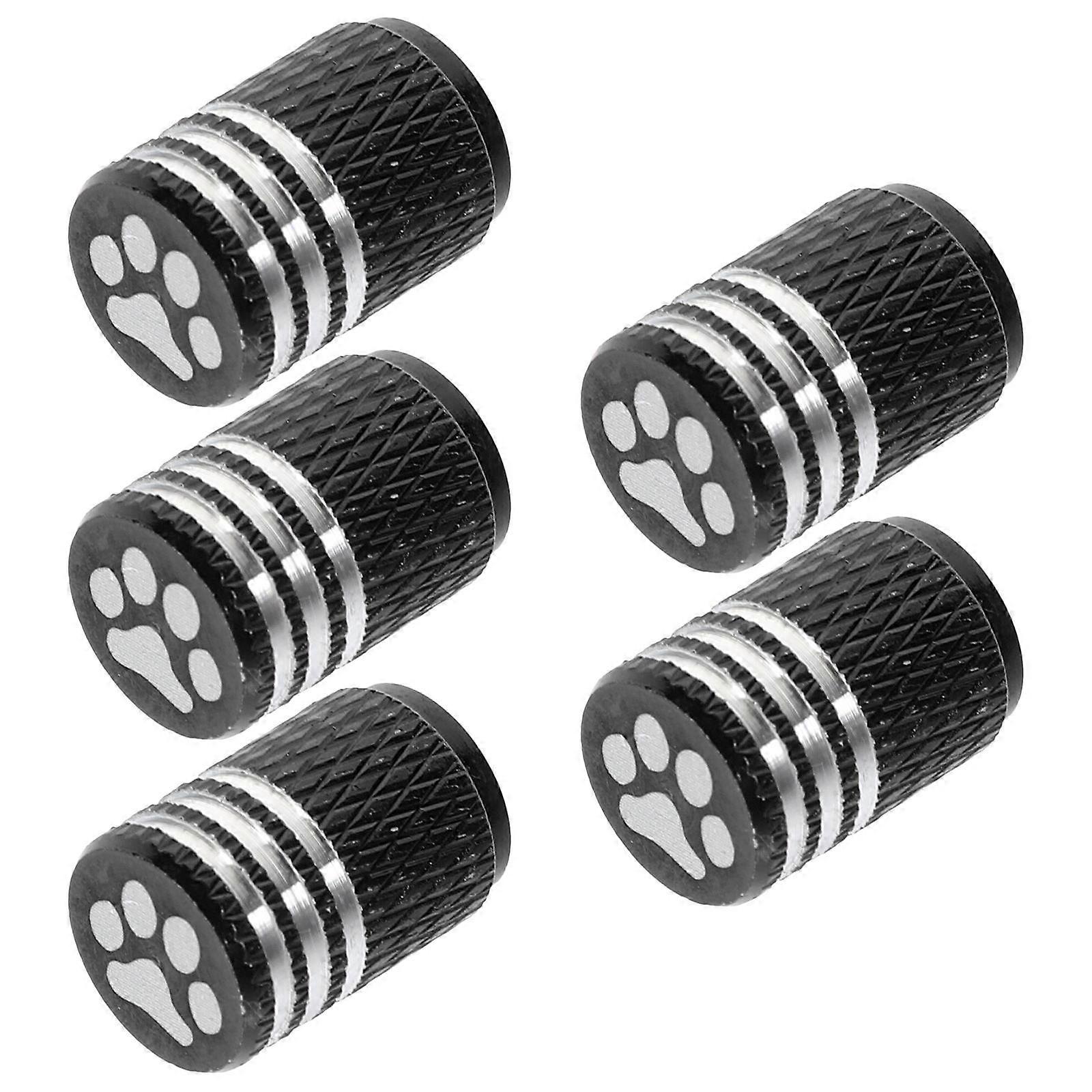 25 Pcs Car Decorative Tire Caps Cylindrical Shape For Daily Use Vehicle Accessories Valve Protection