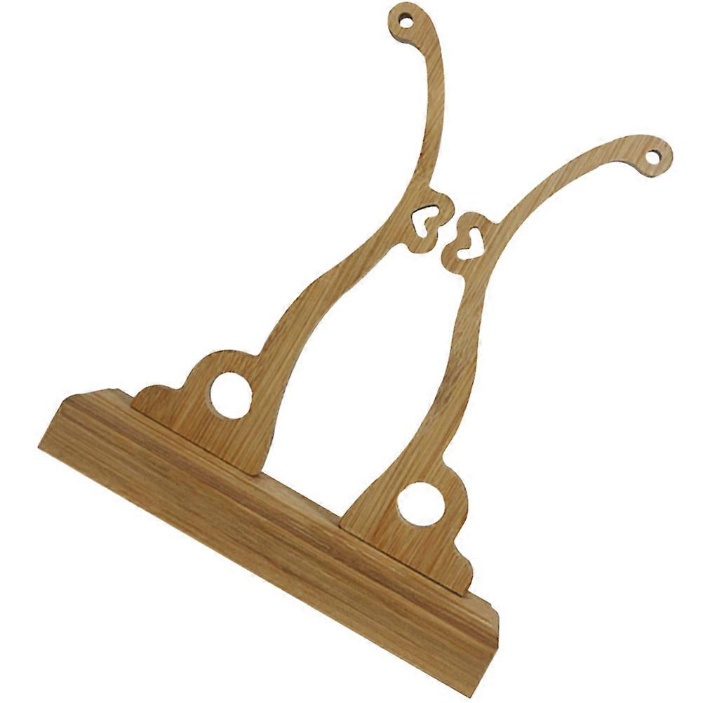 Chinese Style Hand Fan Display Rack 3Pcs Round Holder Suitable For Dancing And Home Decoration 24x20cm Smooth Surface