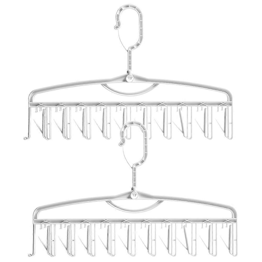 Sock Hanger Rotating Swivel Hook for 4Pcs Underwear Drying Rack