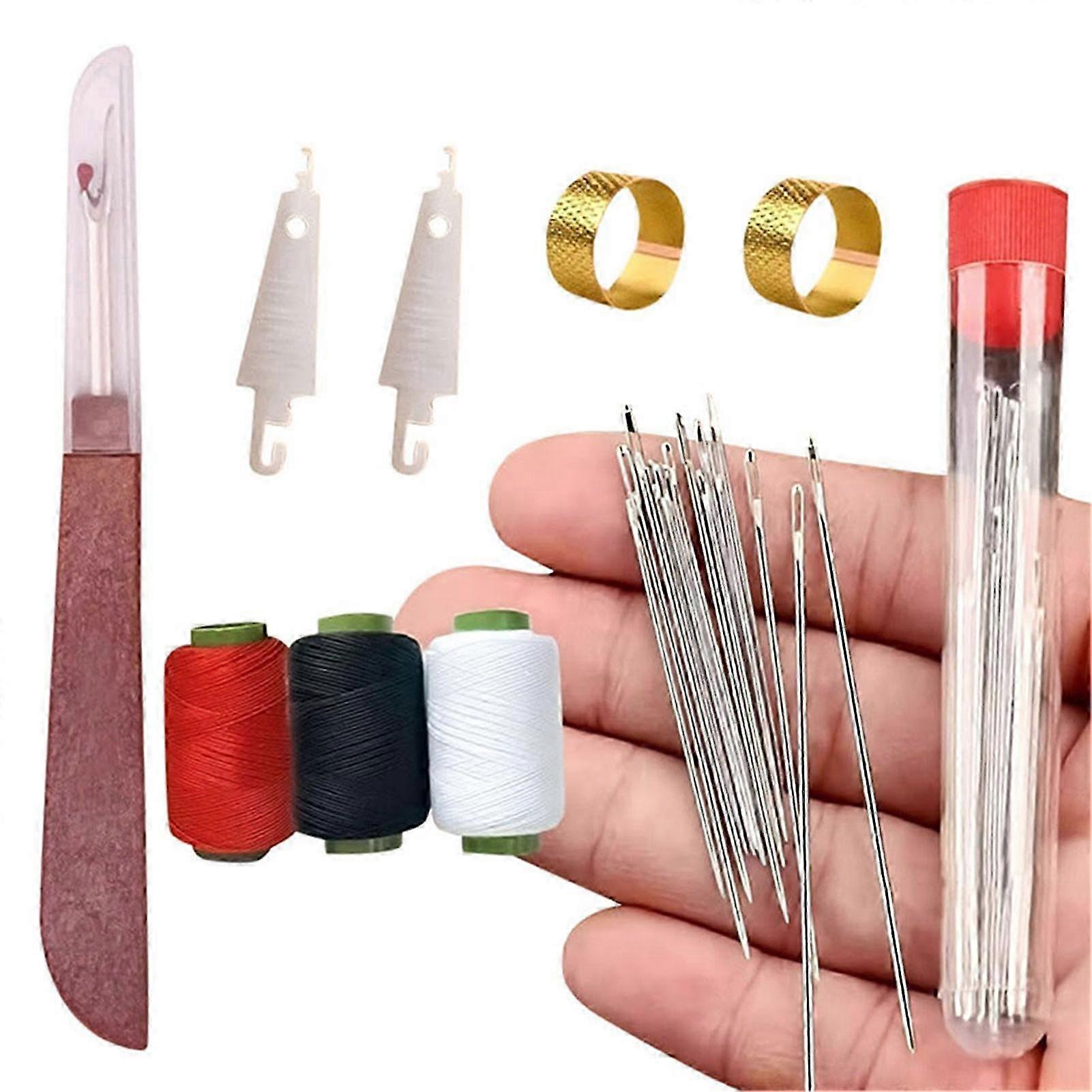 2025 37PCS Sewing Tool Set, Needles Thread Hand Repair Tools, DIY Hand Made Craft Set