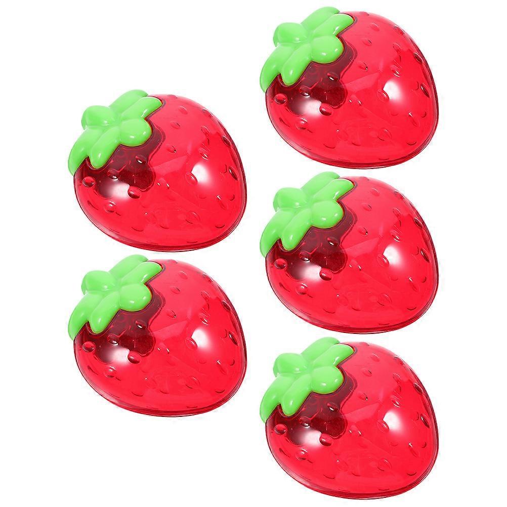 Strawberry Candy Boxes Plastic for Wedding Party Use 10Pcs Set