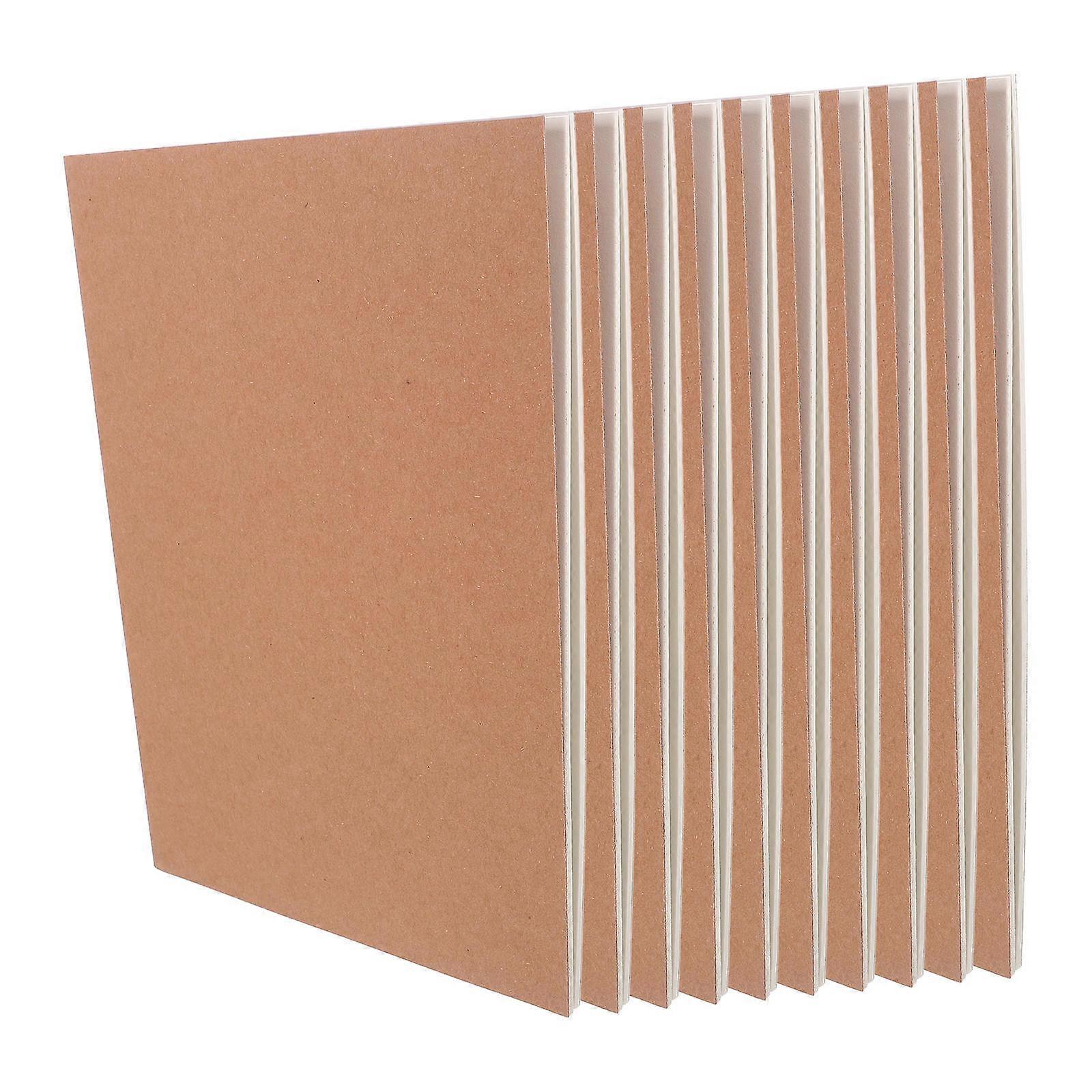 Note Taking Notepad 10Pack Blank Page Notepads Work Note Pads Office Use Writing Journal Multi Color A5 Size