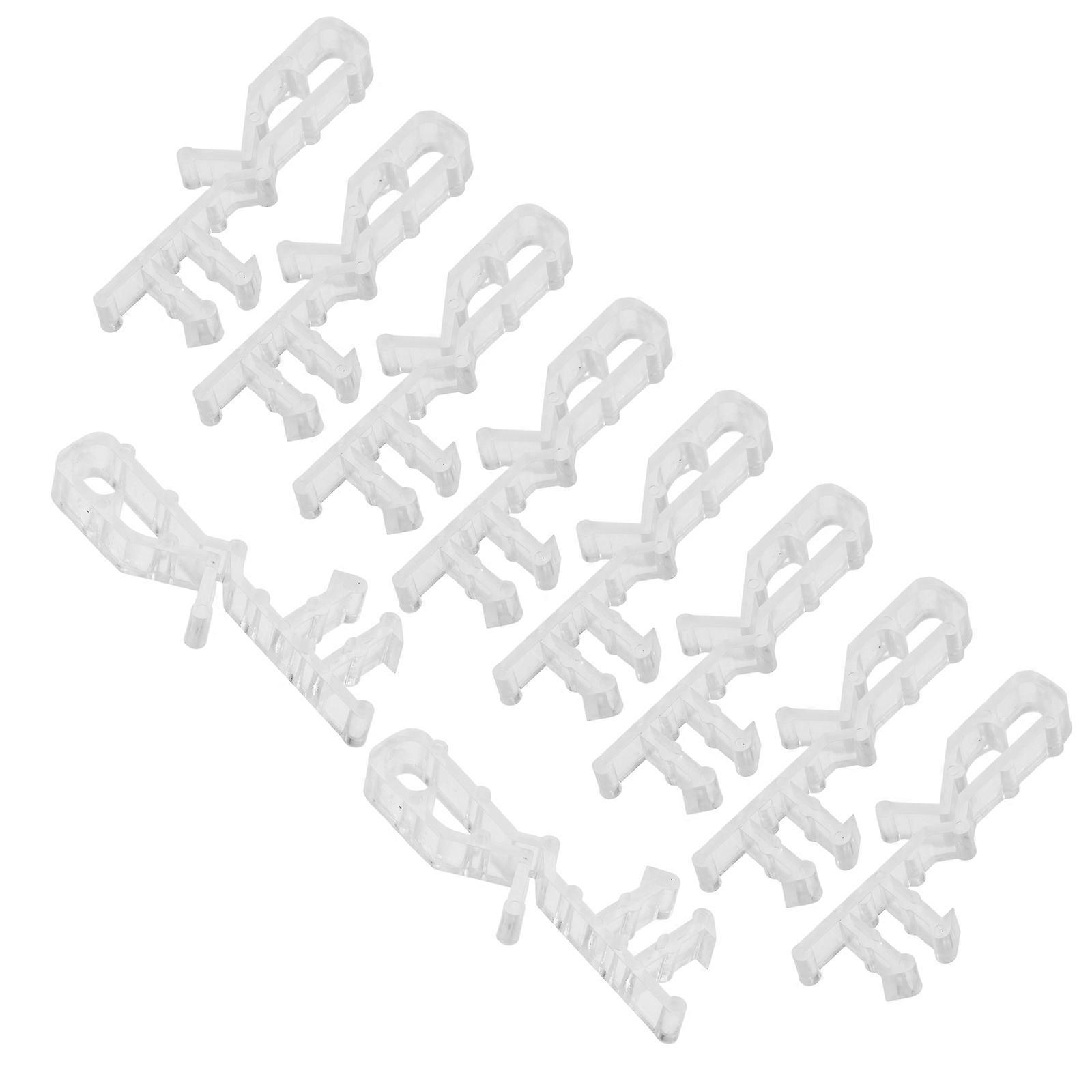 Hidden Valance Clips Clear Window Blind Valance Clips Replacement 30Pcs
