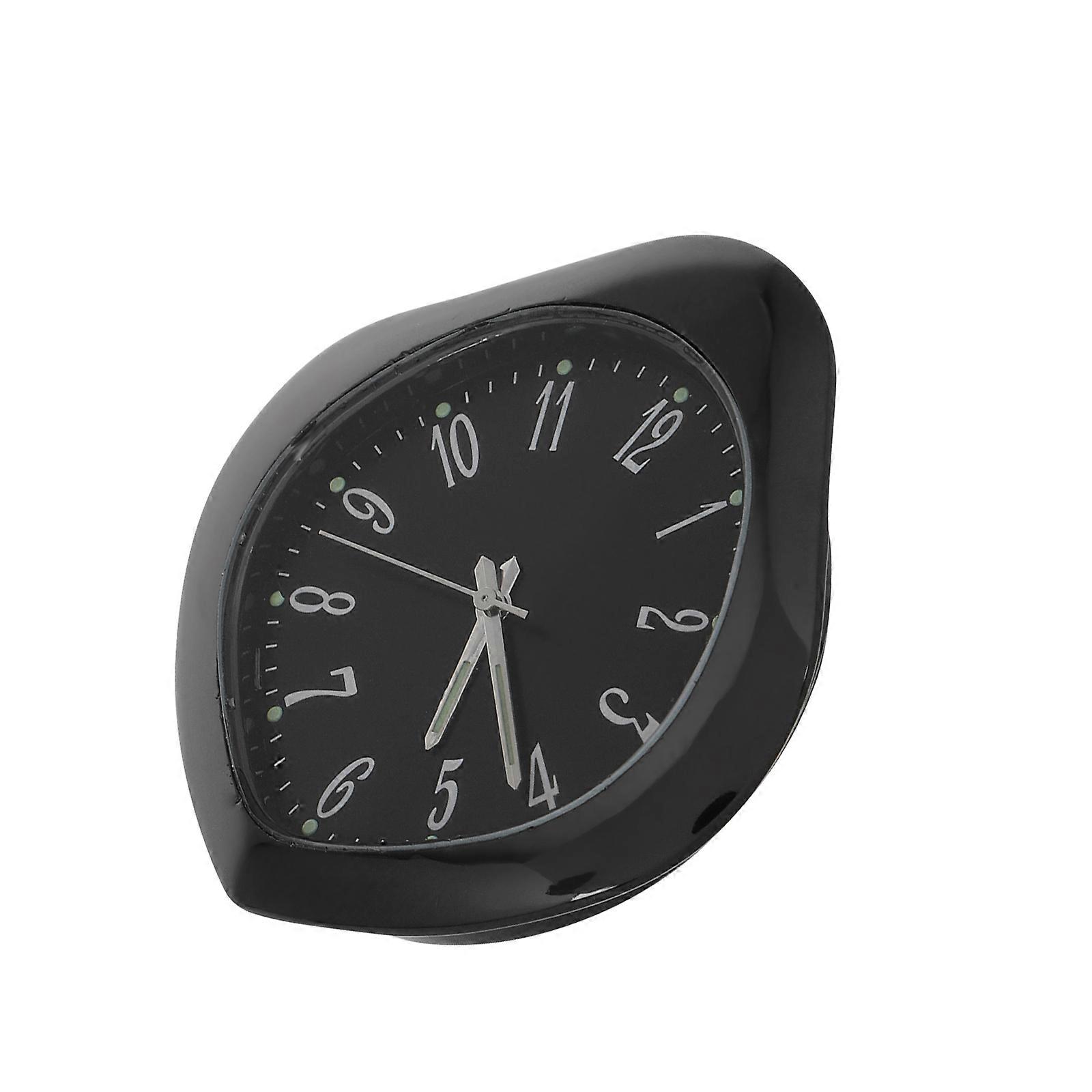 Air Vent Car Clock Car Dashboard Clock for Timekeeping Black