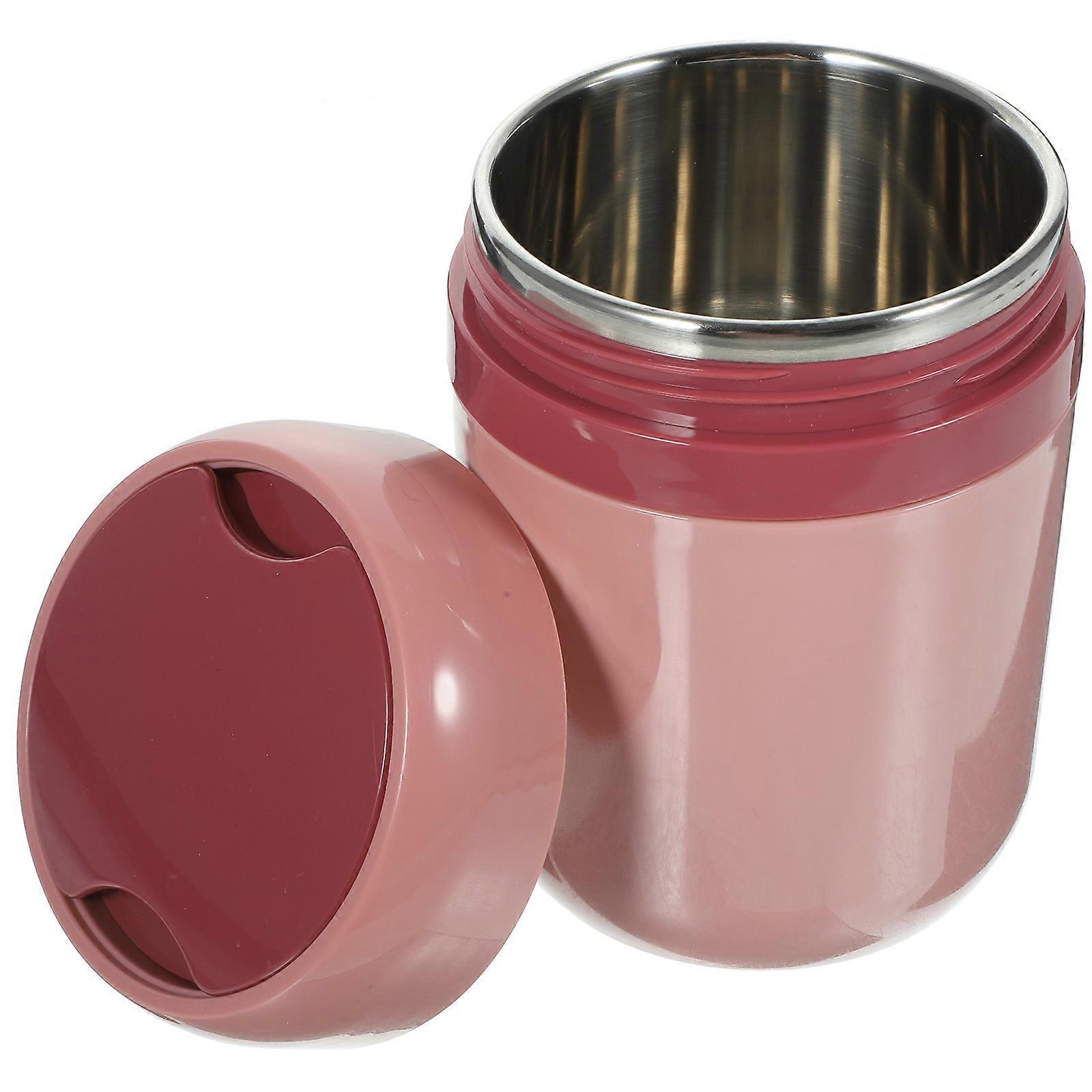 Insulated Breakfast Cup for Drinking Use 5Pcs Portable Soup Cups with Leak-Proof Lid