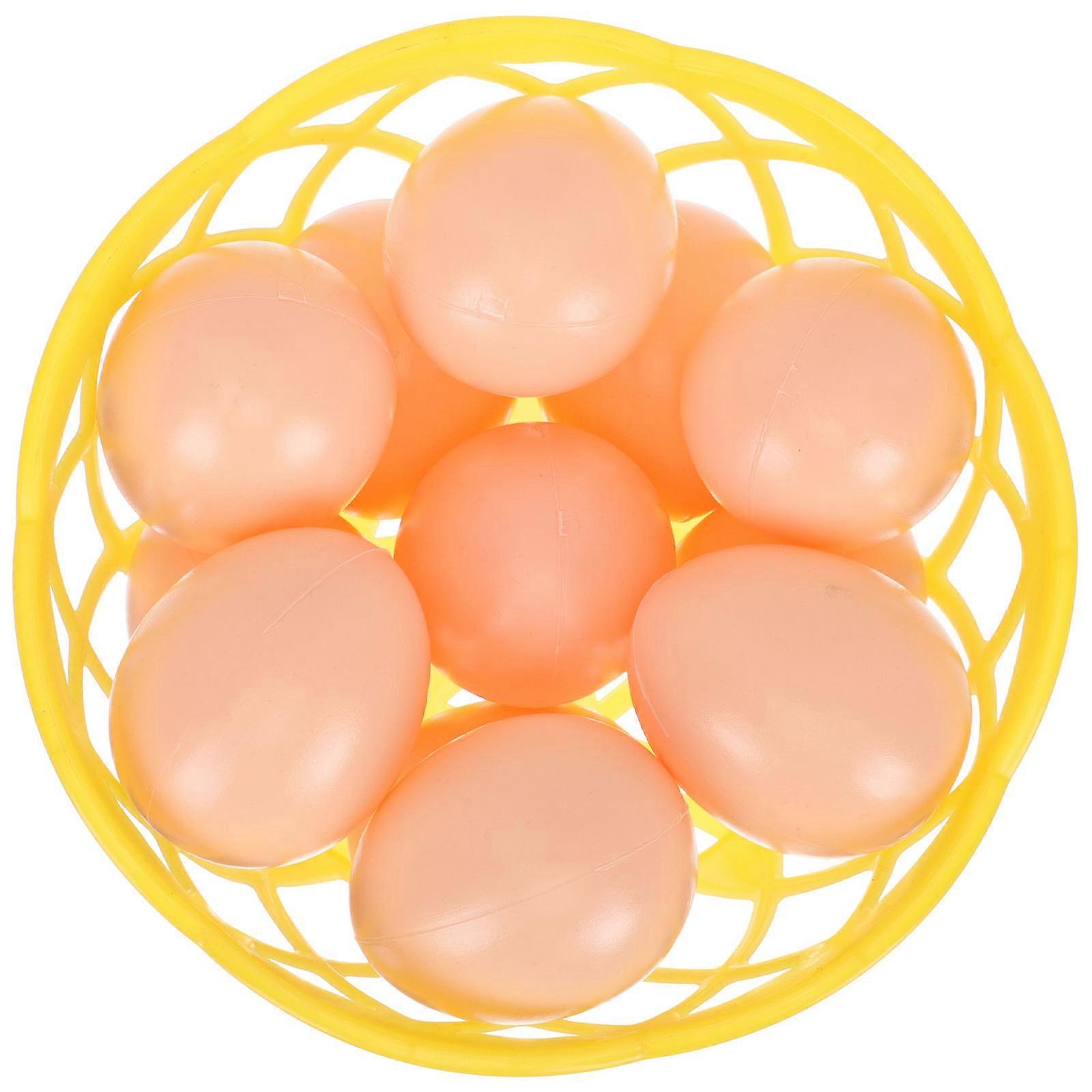 DIY Plastic Eggs With Realistic Shape 5 Sets Durable Easter Decoration Ideal For Holiday Celebrations