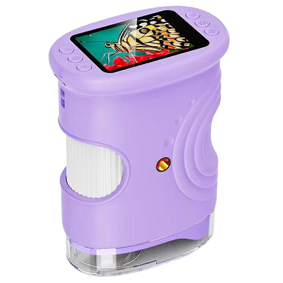 Handheld Microscope for Kids with 2In HD Screen 50-1000X 