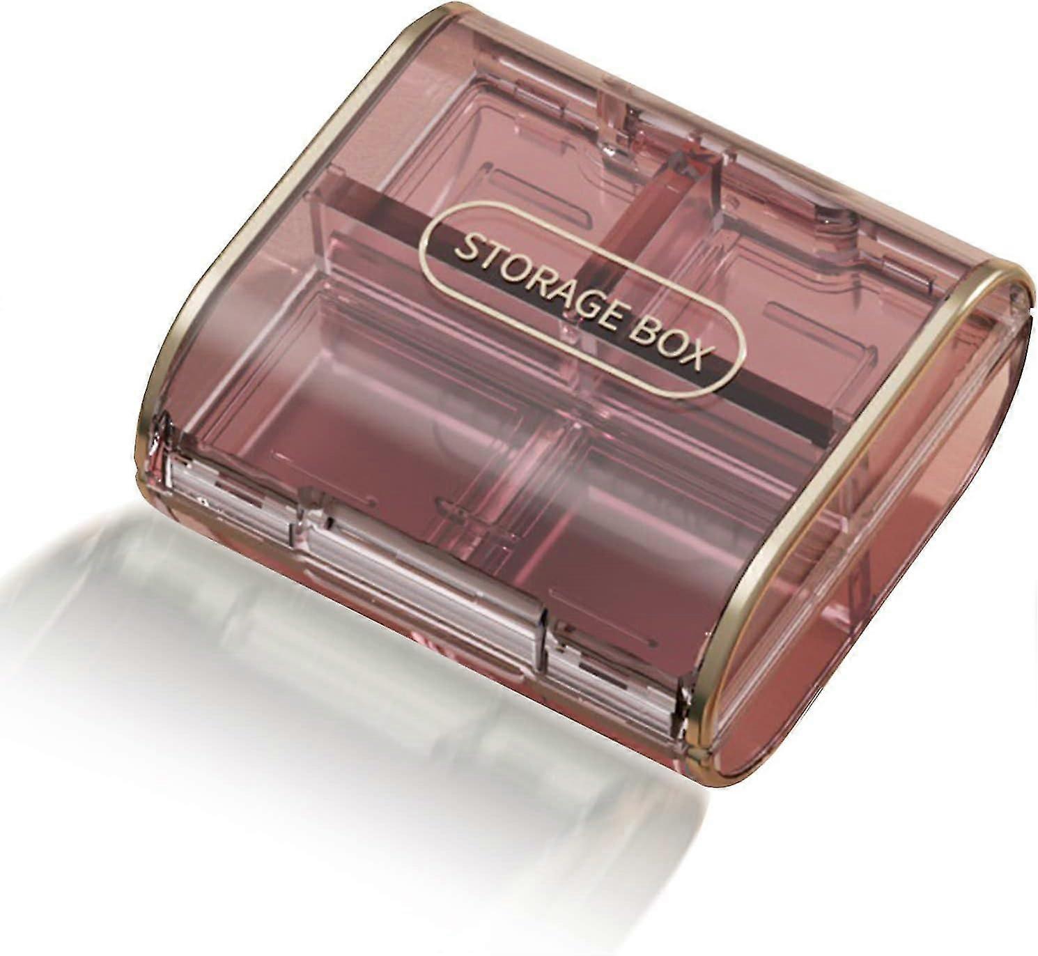 موزع الأدوية المحمولة ، حاوية شفافة للاستخدام اليومي ، صندوق الأدوية