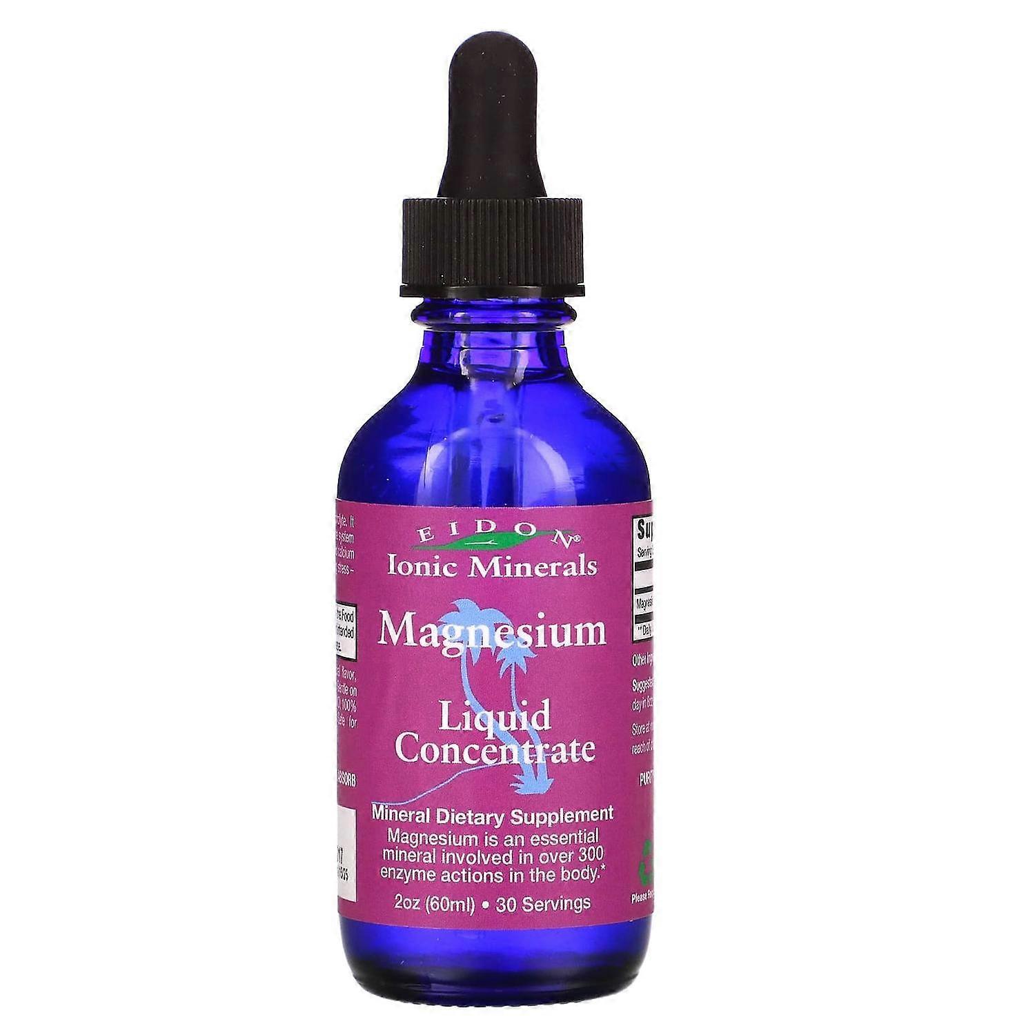 Eidon Ionic Minerals, Magnesium, Liquid Concentrate, 2 oz (60 ml)