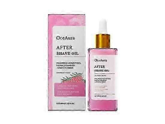 草莓香草须后油女性光滑肌肤，软冰淇淋须后油，真正的须后油 - 草莓和香草香味，防止向内生长