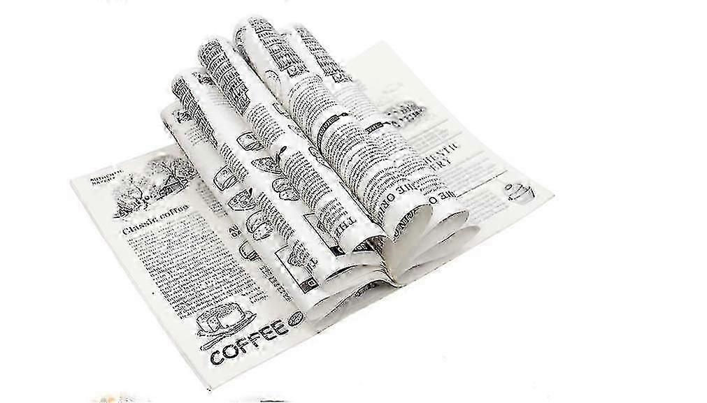 화이트 왁스 처리 된 식품 용지, 치즈 용지 100 장, 샌드위치 용 종이, 과일, 야채, 빵, 치즈 및 기타 식품.