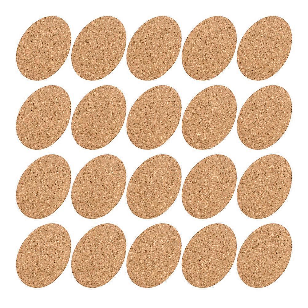 Cork Coasters Round Self-Adhesive Backing for 75Pcs Home Decor