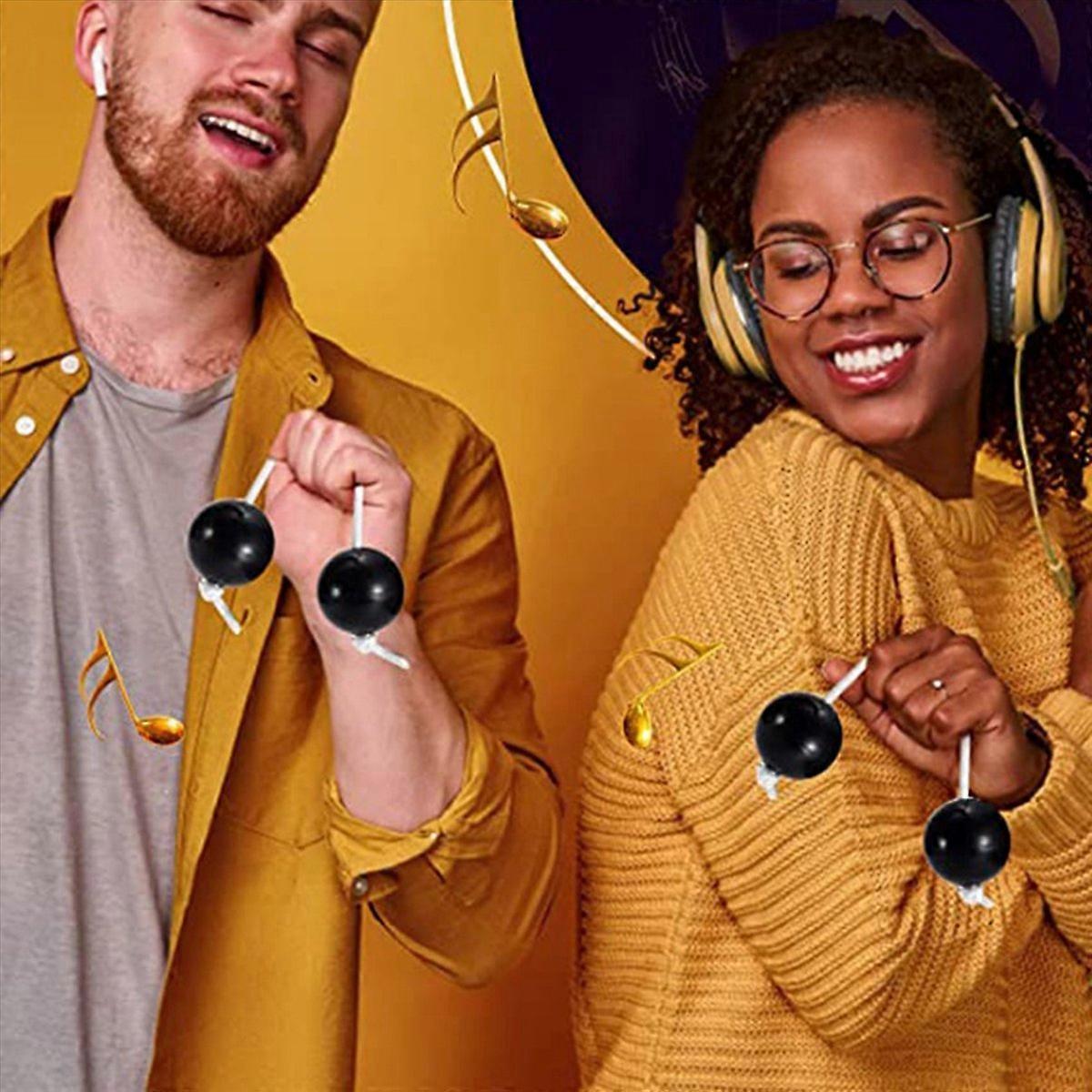 6PCS Rhythm Shaker,Rhythmic Ball for Beginners, Hand Shaker Balls for Party Stage Performance Concer