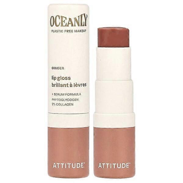 ATTITUDE, OceanlyÃÂ¢ÃÂÃÂ¢, Lip Gloss, Ginger, 0.12 oz (3.4 g)
