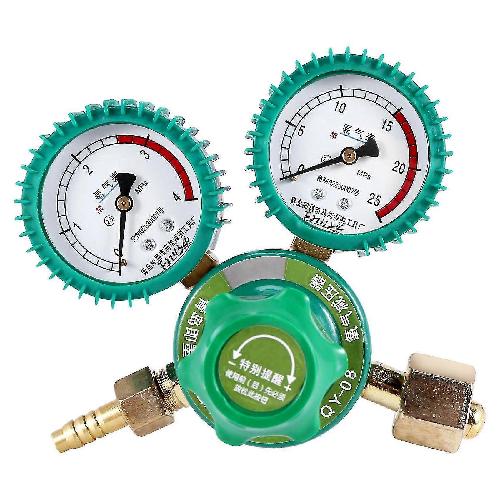 Oxygen Gas Bottle Regulators O2 Reducing Pressure Inhaler Acetylene Double Gauge Regulator Oxygen Ta
