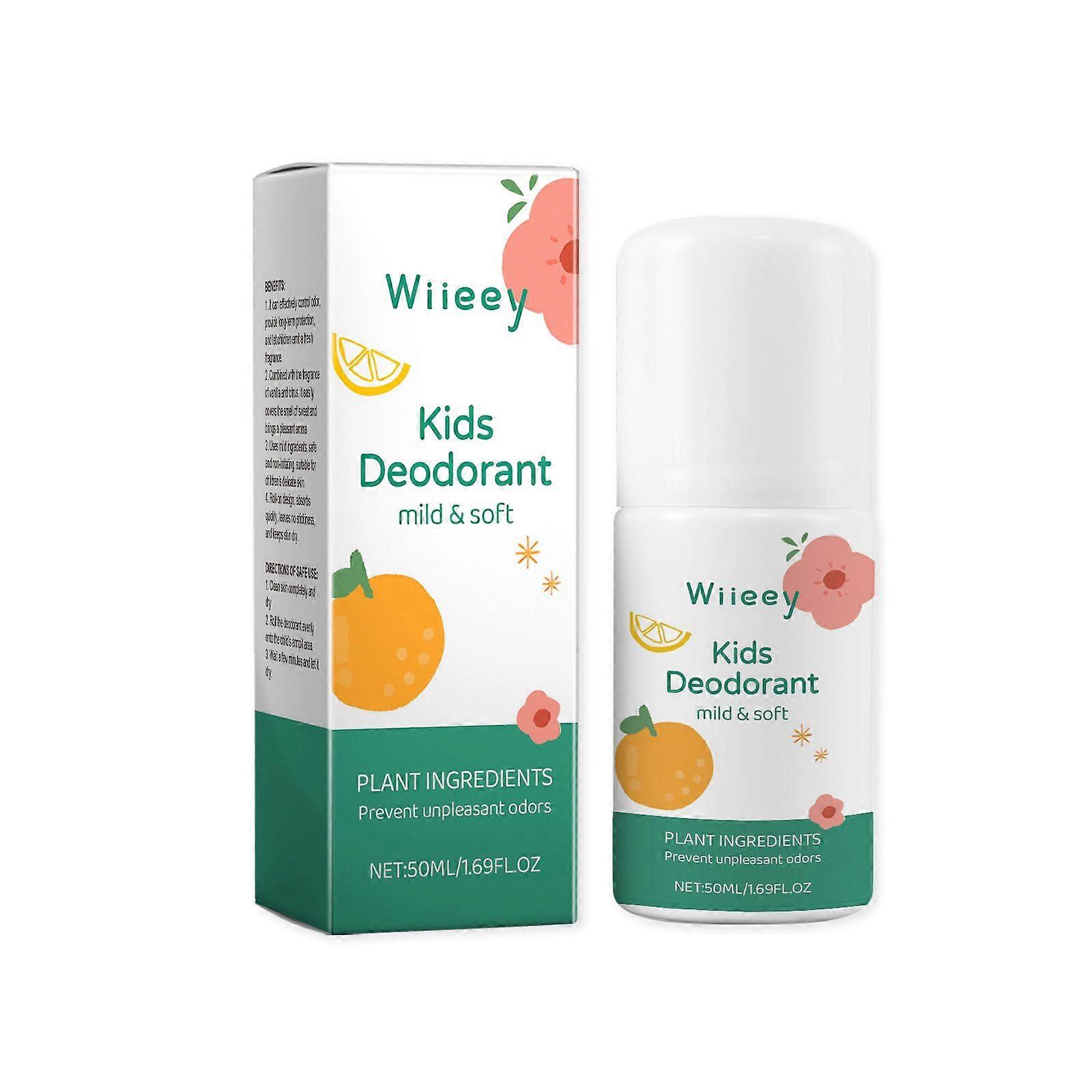 Wiieey Vanilla Citrus Roll-On Fragrance For Children Sweating Roll-On Armpit Sweating Cleansing Fragrance Is Gentle And Refreshing