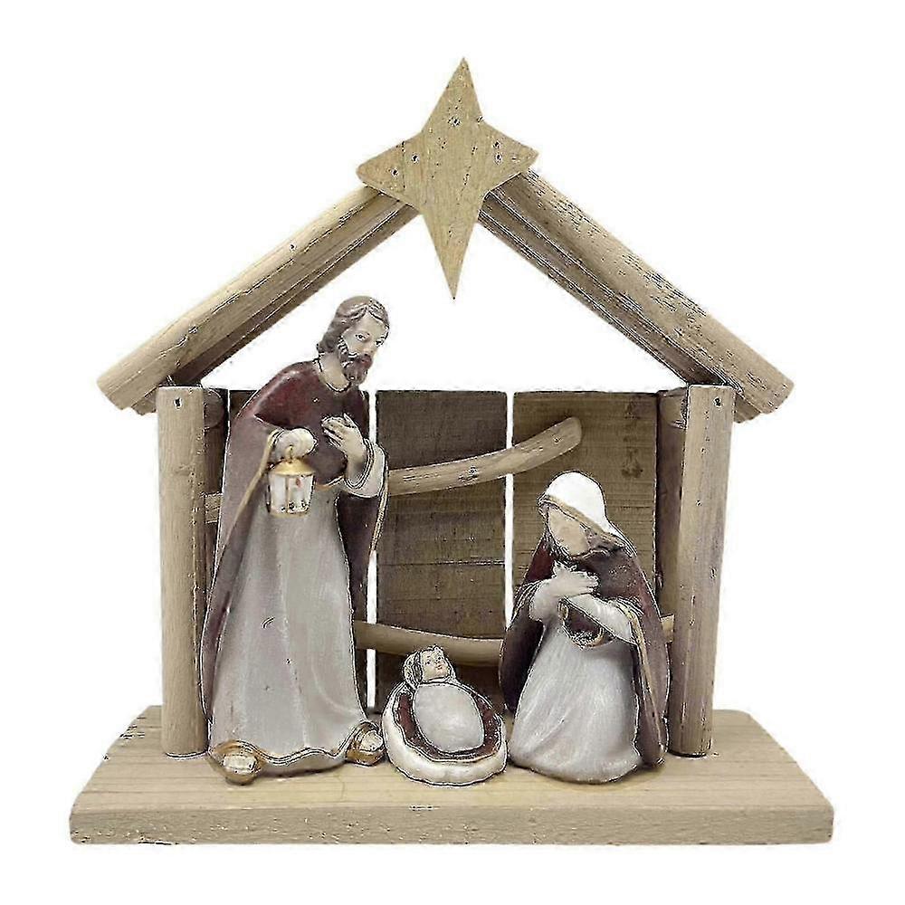 Nativity Scene Tabletop Ornament for Christmas Display