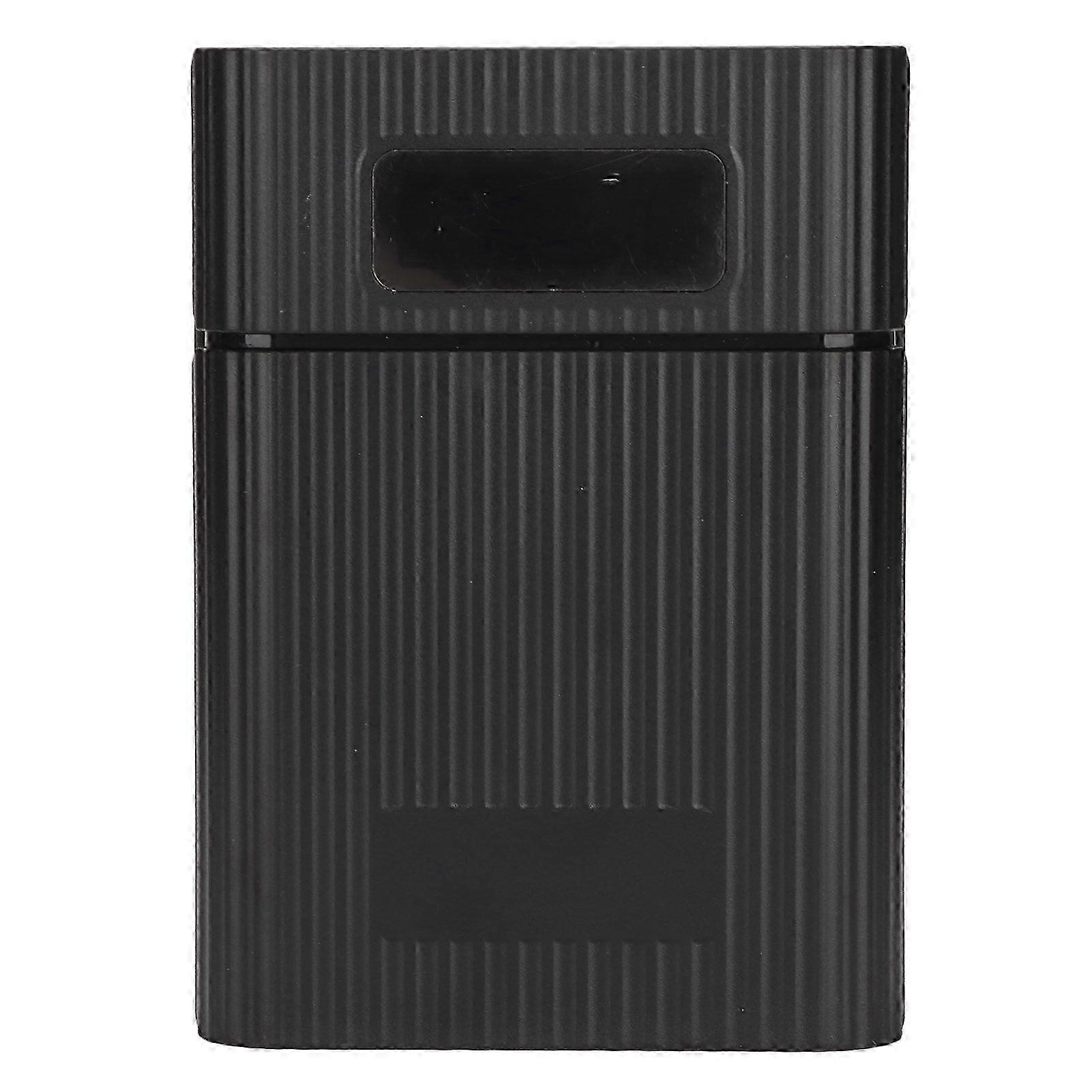 M09B 4x18650 Battery Storage Box Micro Type C Input Port Portable DIY Power Bank KitBlack