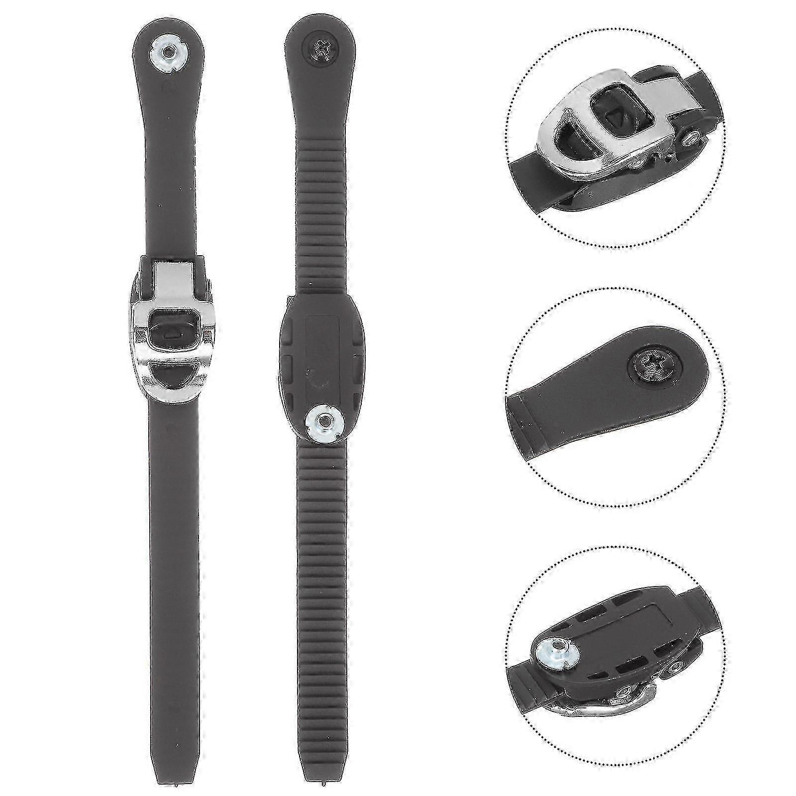 2 Pcs Ski Accessories Snowboard Binding Strap Skates Shoes Buckle Strap Ice Skates Straps Inline Roller Strap Screw Banmo-Good