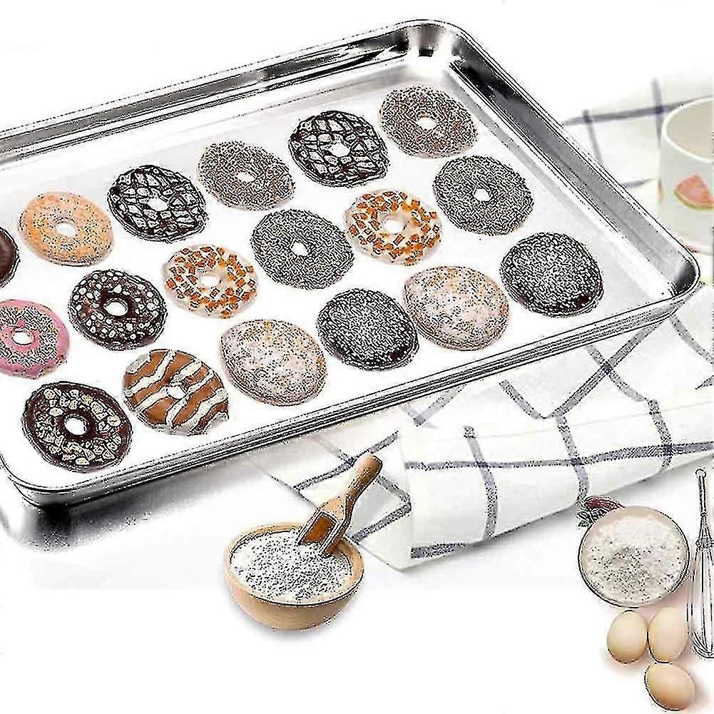 Baking Pan With Rack Stainless Steel Baking Pan Tray Cookie Plate
