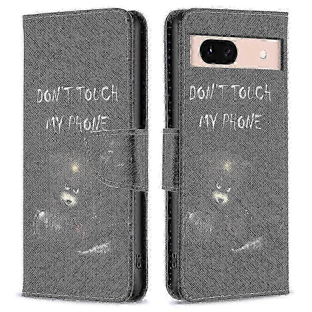 For Google Pixel 8a Case Wallet Stand Pattern Phone Cover Hr