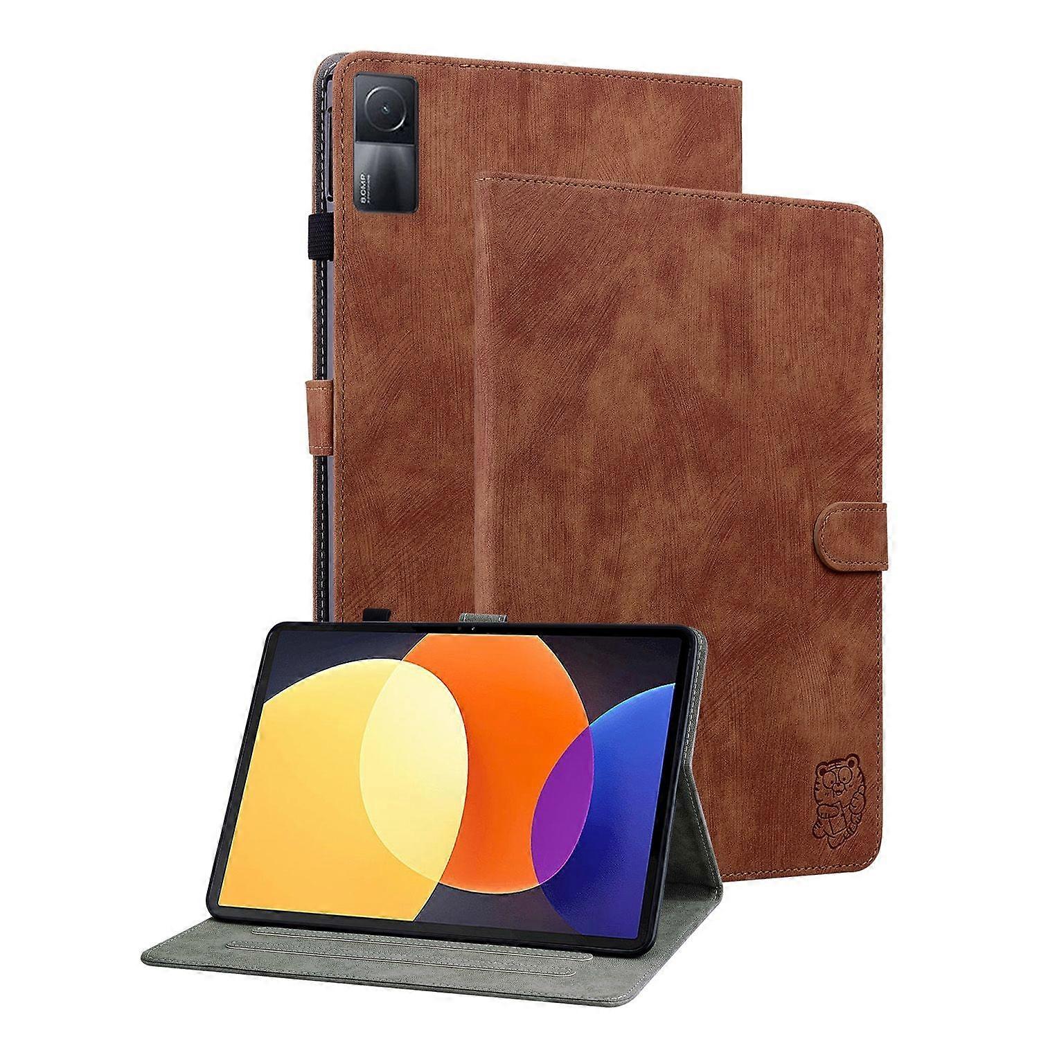 Tiger Leather Tablet Case For Xiaomi Redmi Pad 5G