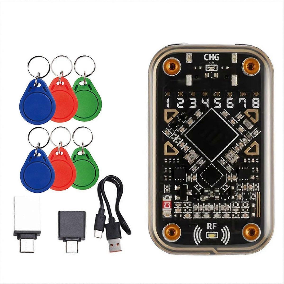 for Chameleon Ultra RFID Smart Chip Reader+6xCUID Keychain Contactles